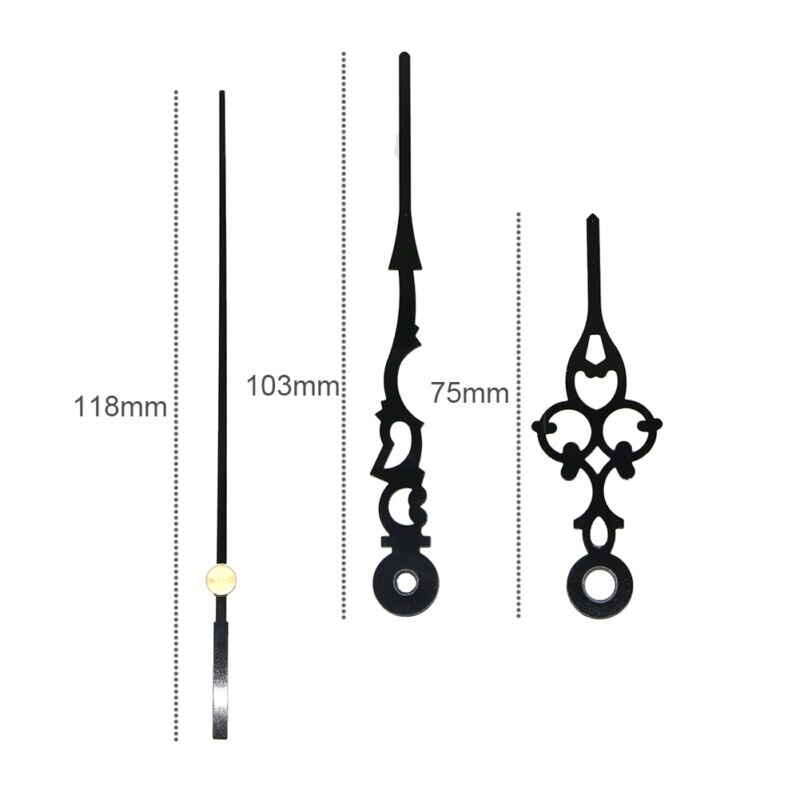 14mm lang spindel stille hånd kvarts ur bevægelsesmekanisme diy reparationsdele g