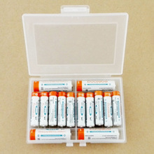 Centechia Transparante Hard Plastic Case Leise Batterijen Storage Case Houder Accu Box Voor 10 X Aa Of 10 X aaa Batterij