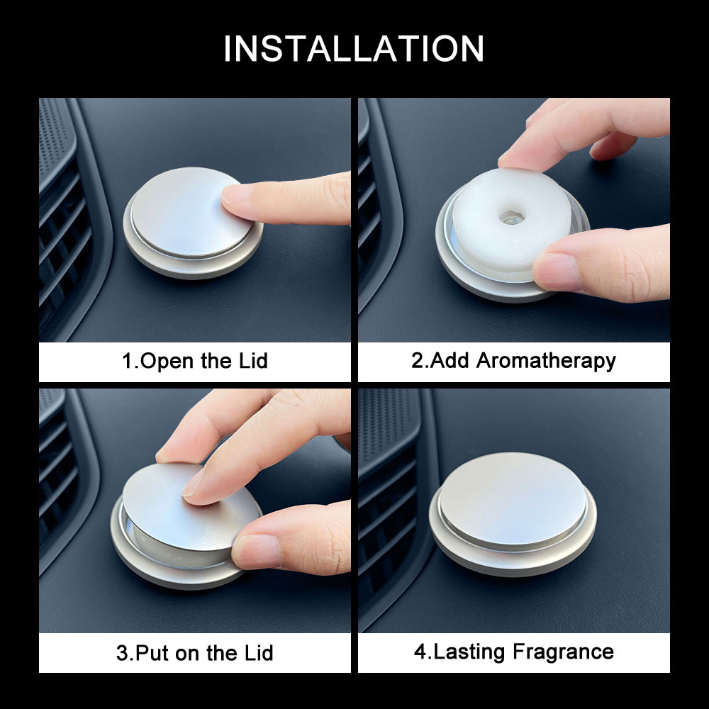 Auto Luchtuitlaat Luchtverfrisser Aromatherapie Effen Geurverspreider Aromatherapie Geur Decoratie Auto-interieur Aromatherapie Accessoires