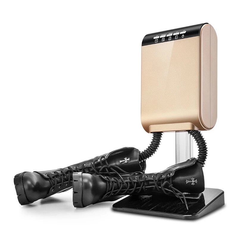 Sterilizzatore per scarpe ultravioletto regolabile telescopico per disinfettante per ozono anione per sterilizzazione di scarpe elettriche intelligenti da 190W: color oro / EU