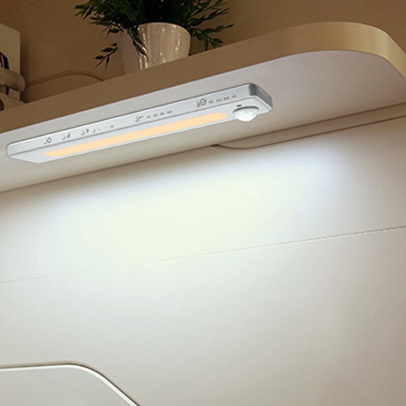 Ultra-Thin PIR Motion Sensor LED Cabinet Light USB Charge Multifunction Wall Lamp for Kitchen/Wardrobe/Closet