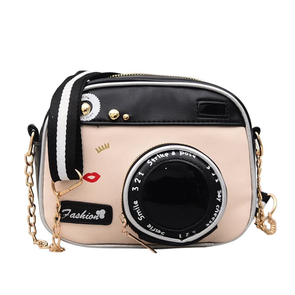 MAIOUMY Handbags Women's Bag Wild Summer Shoulder Messenger Bag Camera Shape Pouch: Default Title