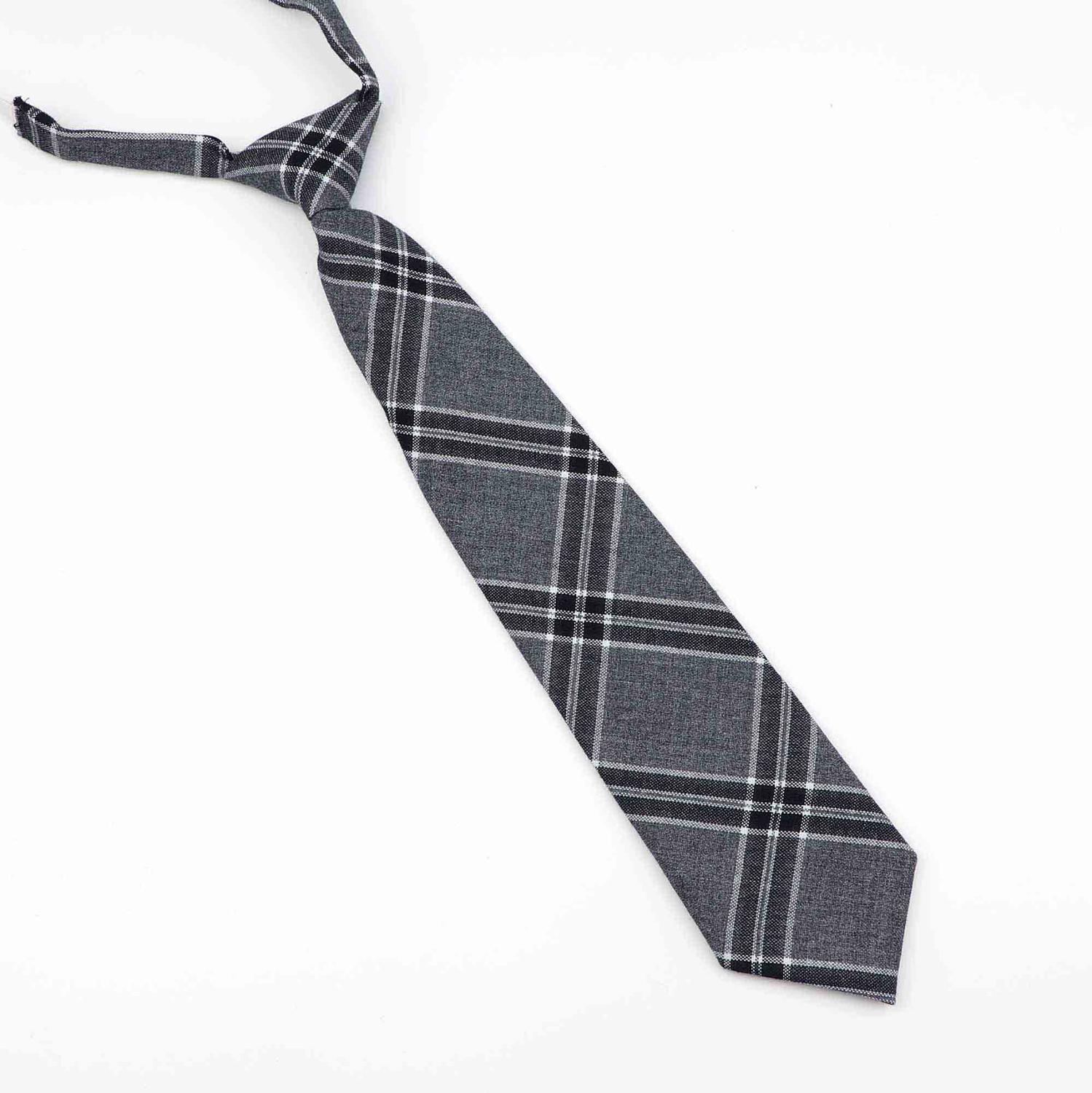 Student Lui Slim Stropdas Skinny Stripped Tie Eenvoud Elastische Band 7 Cm Breedte 33 Cm Lengte Partij Formele Mannen kids Banden: 12