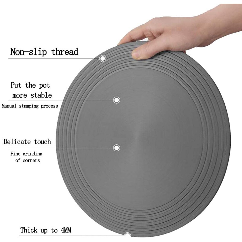 Gas Stove Heat Conduction Plate Household Pan Thaw Board Heat Collection Plate for Anti-Burning Kitchen Cookware Pot Protection