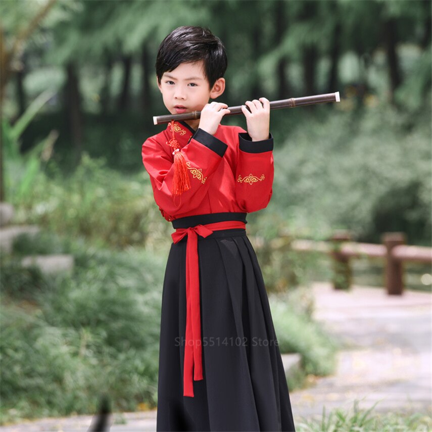 Traditional Costumes Kids Japanese Style Kimono Girls Boys Clothing Yukata Samurai Costume Crane Haori Robe Party Ancient