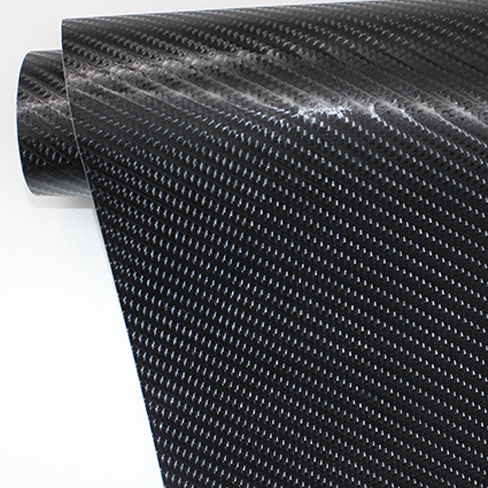 30*150Cm 7D Universal Black Carbon Fiber Vinyl Auto Motorfiets Wrap Sheet Roll Film Heldere Sticker Folie Decal auto Styling Film