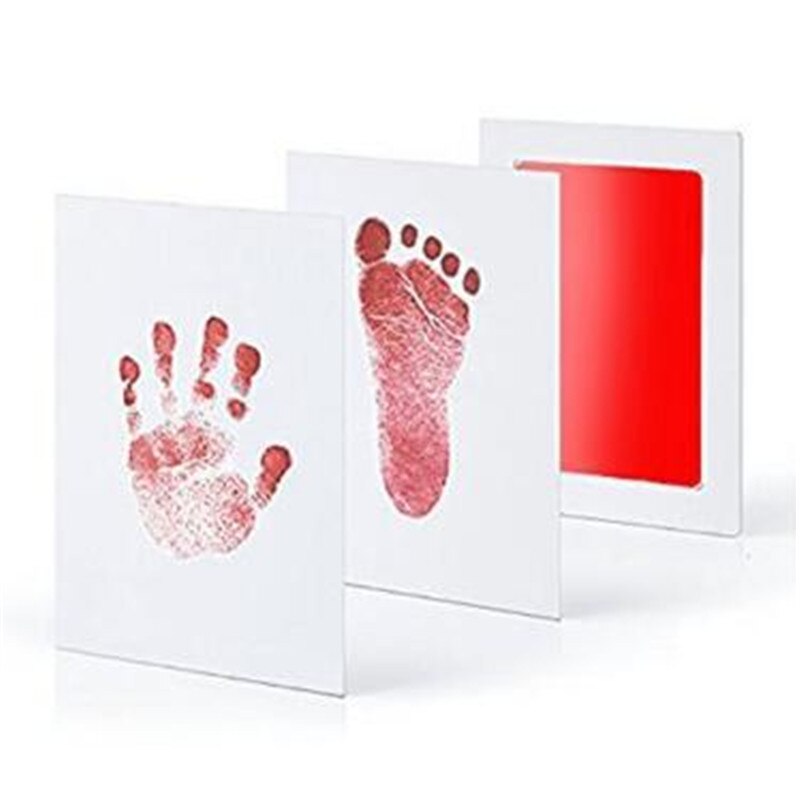 Liefde Baby 100% Niet Giftig Baby Handafdruk Footprint Opdruk Kit Baby Souvenirs Inkt Pad Voor Pasgeboren Baby