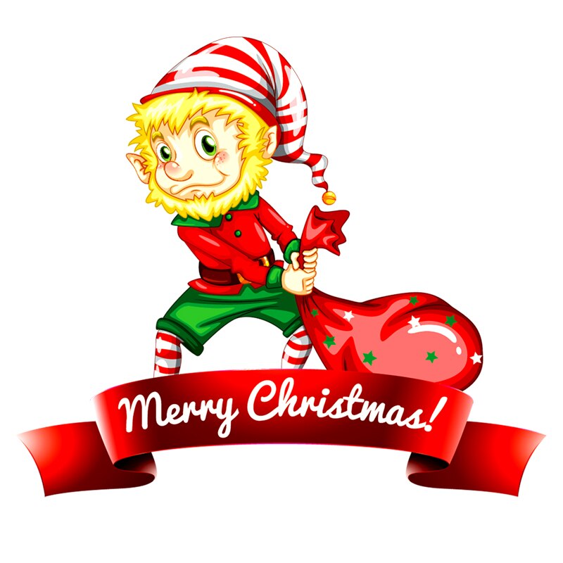 Three Ratels QC69 wall sticker quotes for Christmas Decoration of kindergarten Office space Shop window: QC69-2 / 50cm( 19.7inch)