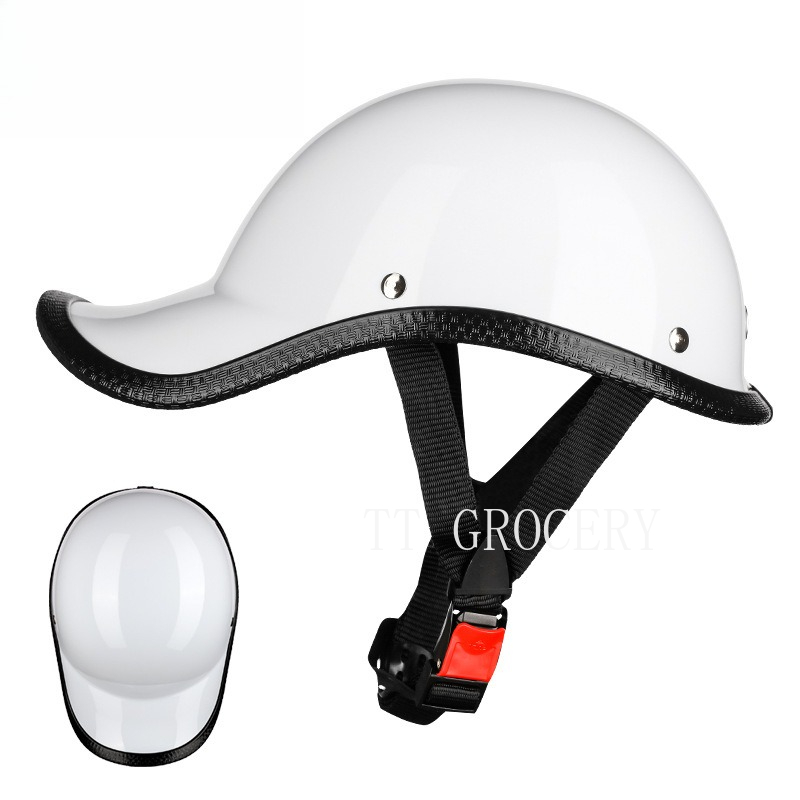 Capacete de segurança para scooter elétrica, capacete protetor, boné de beisebol para trabalho, fábrica, proteção para a cabeça: Amarelo