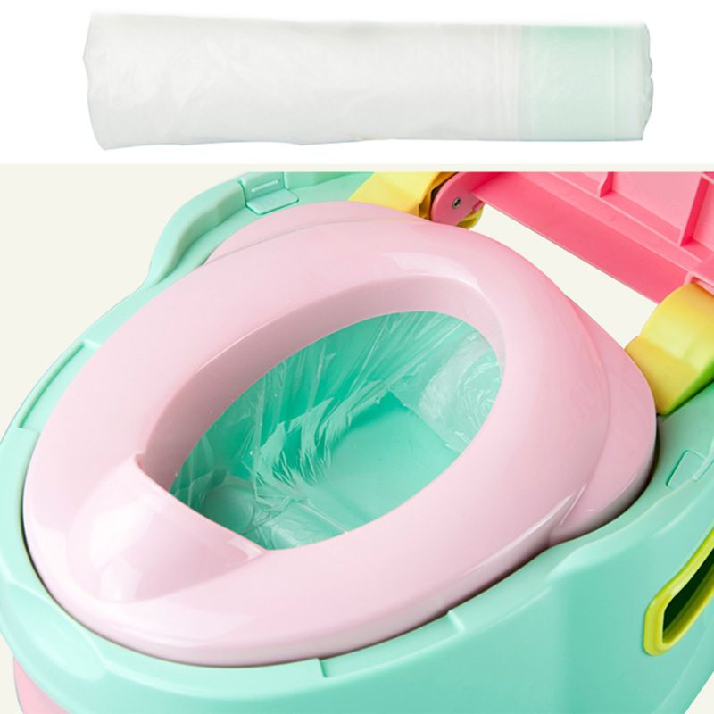 5 rulle universal potte træning toilet sæde skraldespande rejser potte liners engangs med løbegang baby toilet tilbehør