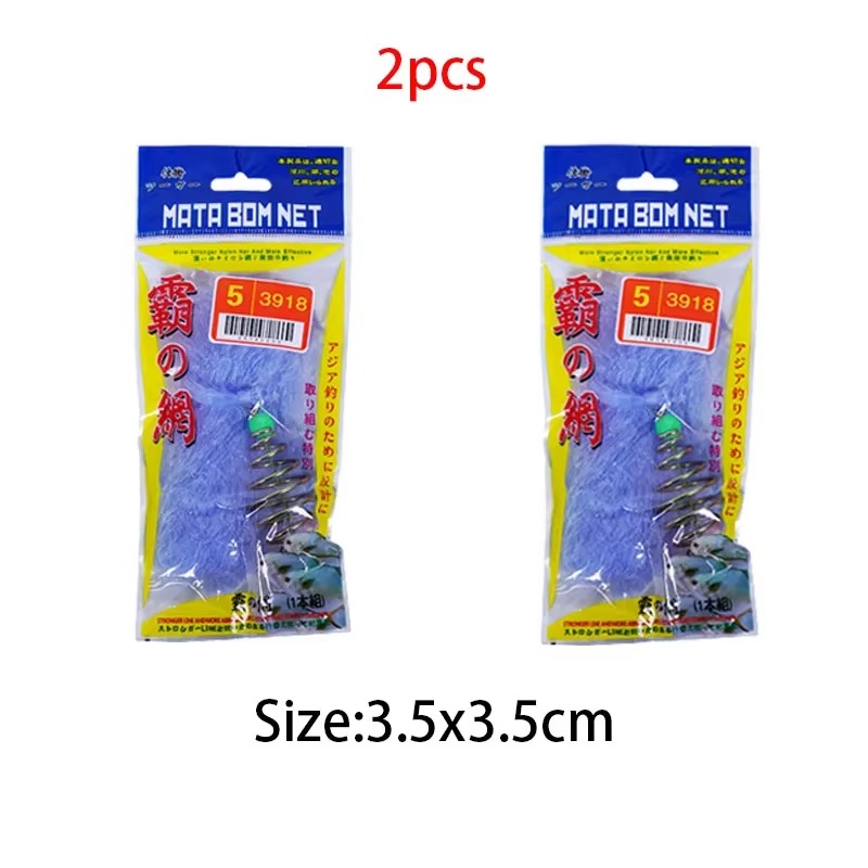 Trampa de red de pesca con marco de acero rico en carbono, malla con cuentas luminosas, red para peces de mar, de aparejos, trampa de pesca alimentadora: plum