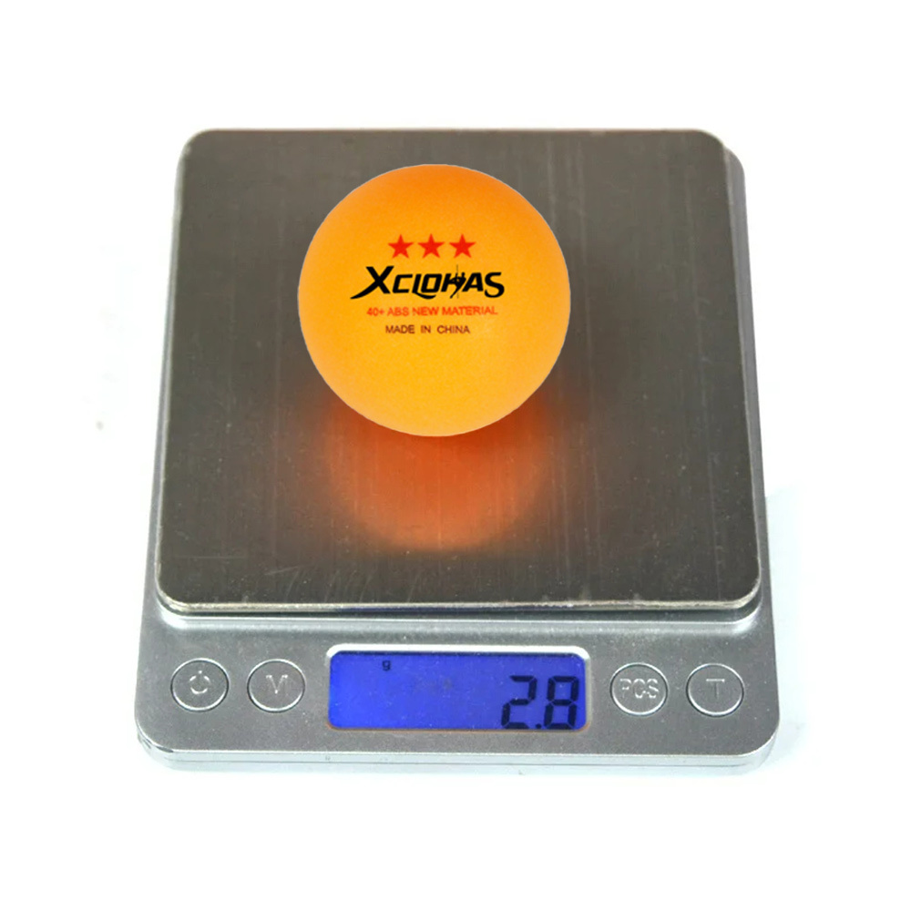 XCLOHAS 3 Star Table Tennis Ball Material ABS Plastic 10-100PCS Ping Pong Balls 40mm Training Table Tennis Ball