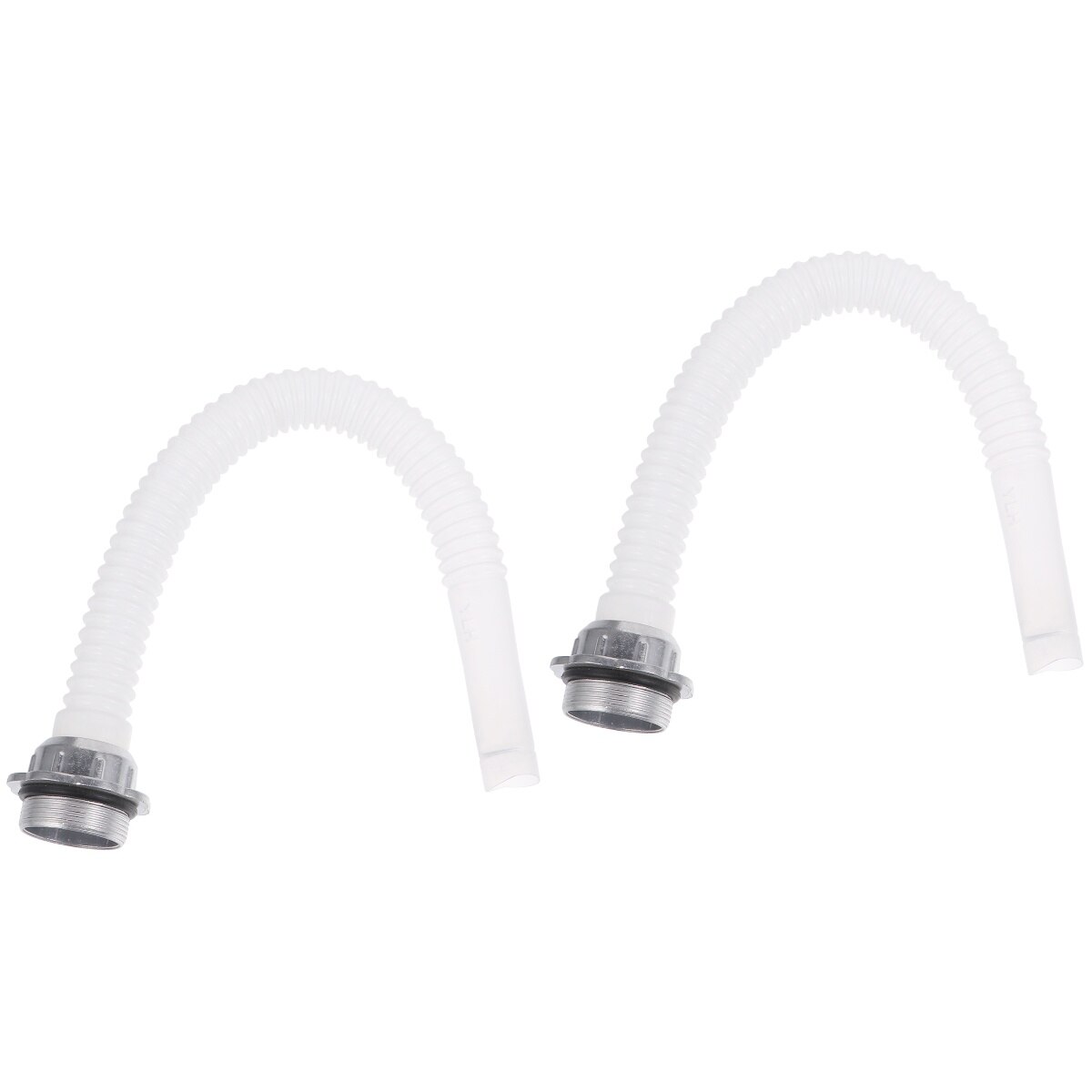 2pcs Fuel Can Spout Long Flexible Jerry Can Spout Nozzle Aluminum Fuel Can Nozzle: Default Title