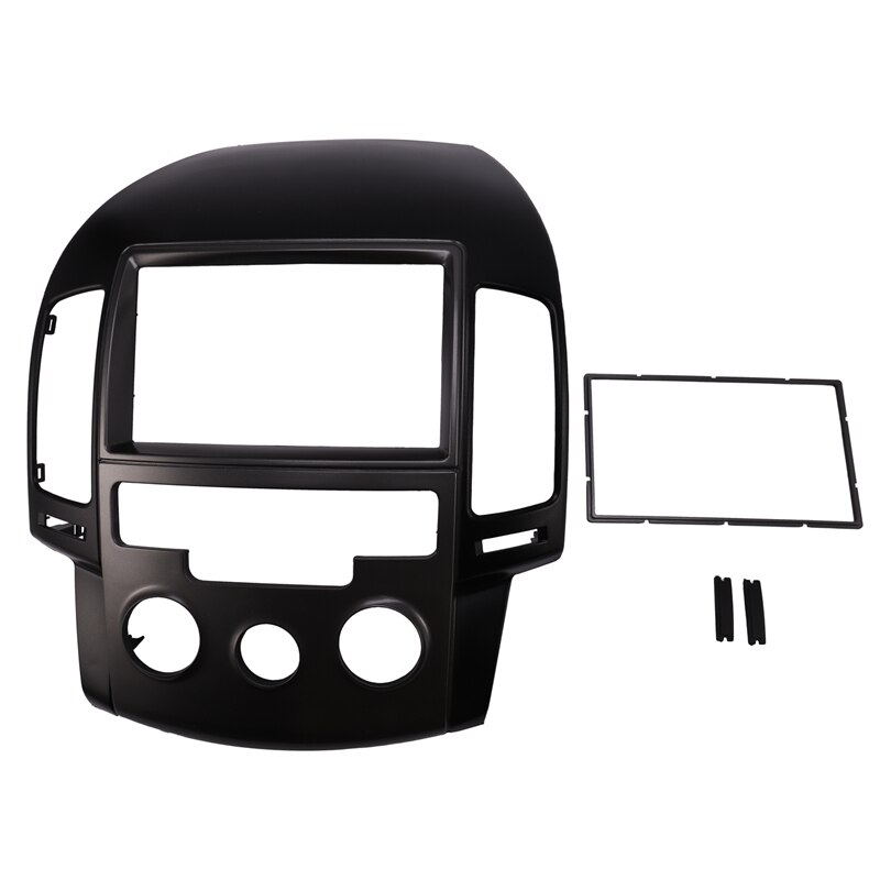 Til hyundai  i30 fd i30cw stereo panel radio dash kit montering trim frame 2 din - venstre hånd