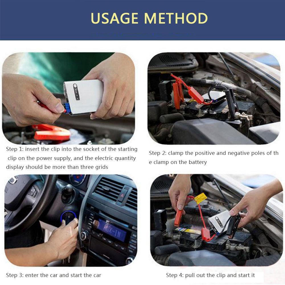 1PC 12V Car Starter Jump Battery clip Connector Emergency Clips Booster Jumper Clamp Cable Battery For Universal F6J4