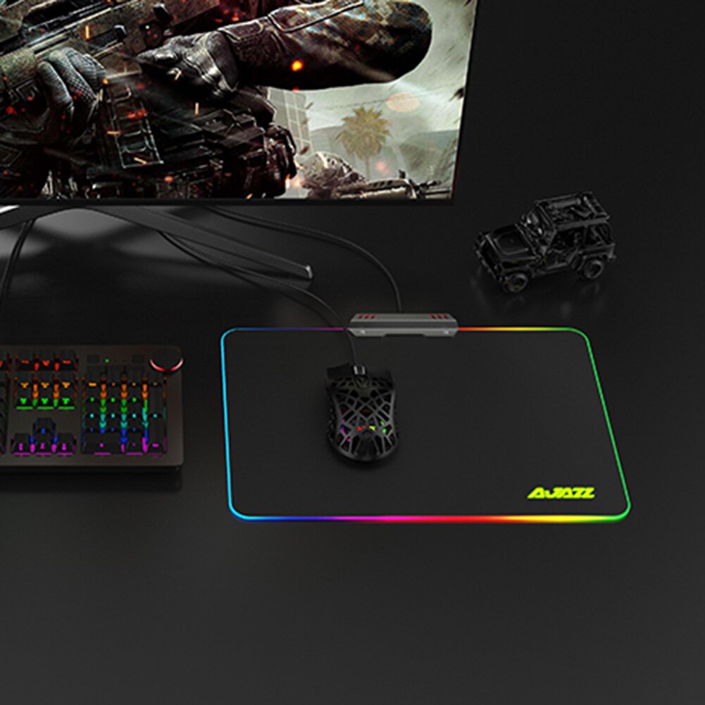 Ajazz AJ339 Hollow Macro Definition USB Wired Mouse RGB Backlight 6 Gears 6200 DPI Adjustable Symmetrical Ergonomic Gaming Mice