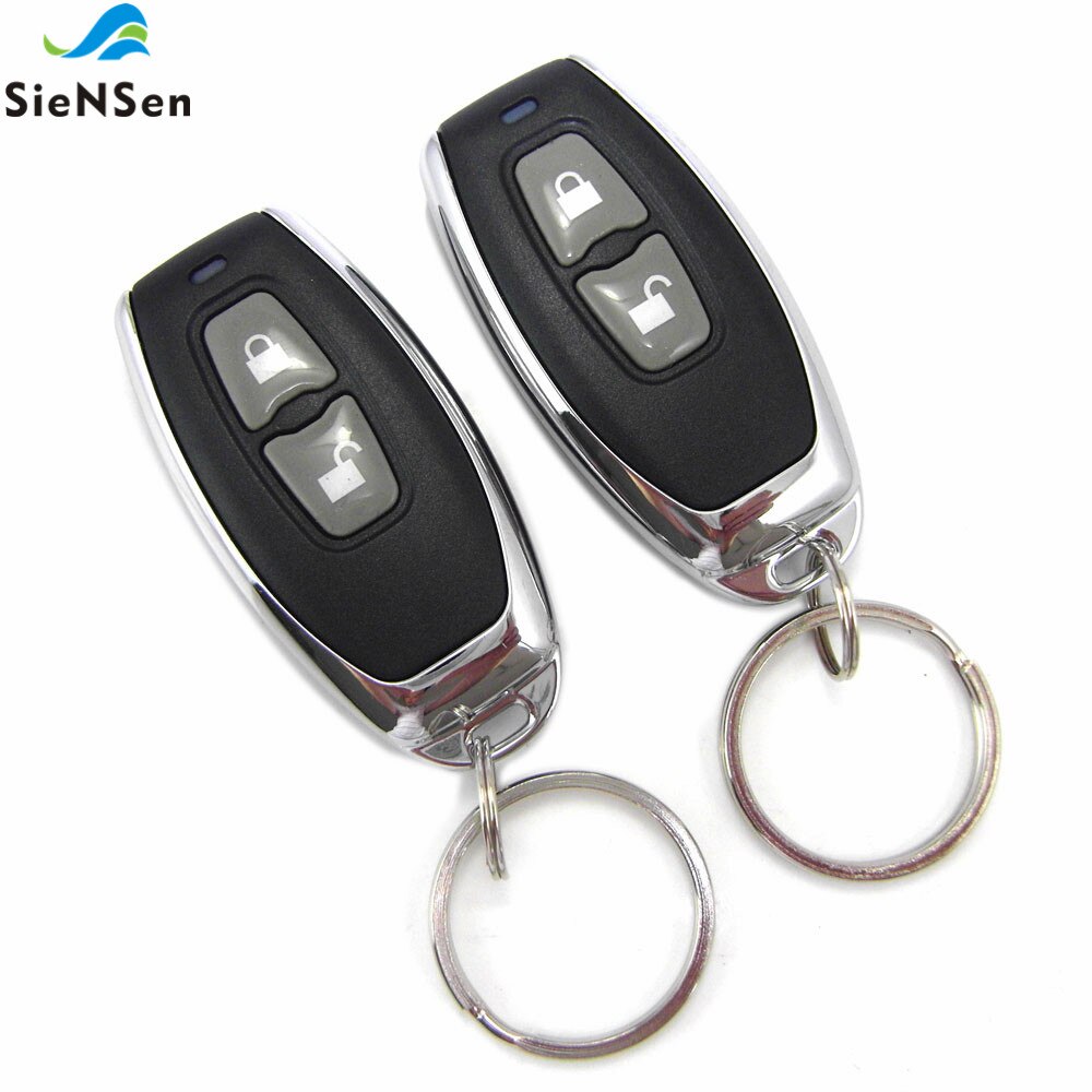Siensen auto alarm sentral dørlås kjøretøy nøkkelfritt inngangssystem med fjernkontroller bilsikkerhetssett 12v m616-8110