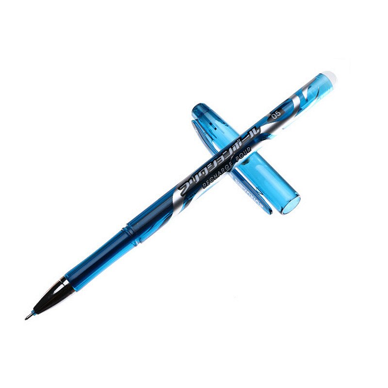 1pcs Blauw Uitwisbare Pen Goocheltrucs Herschrijven de Lettertype Verdwijnen Magic Pen, Verwarming Lettertypen Verdwijnen Gekleurde Kleur Speelgoed