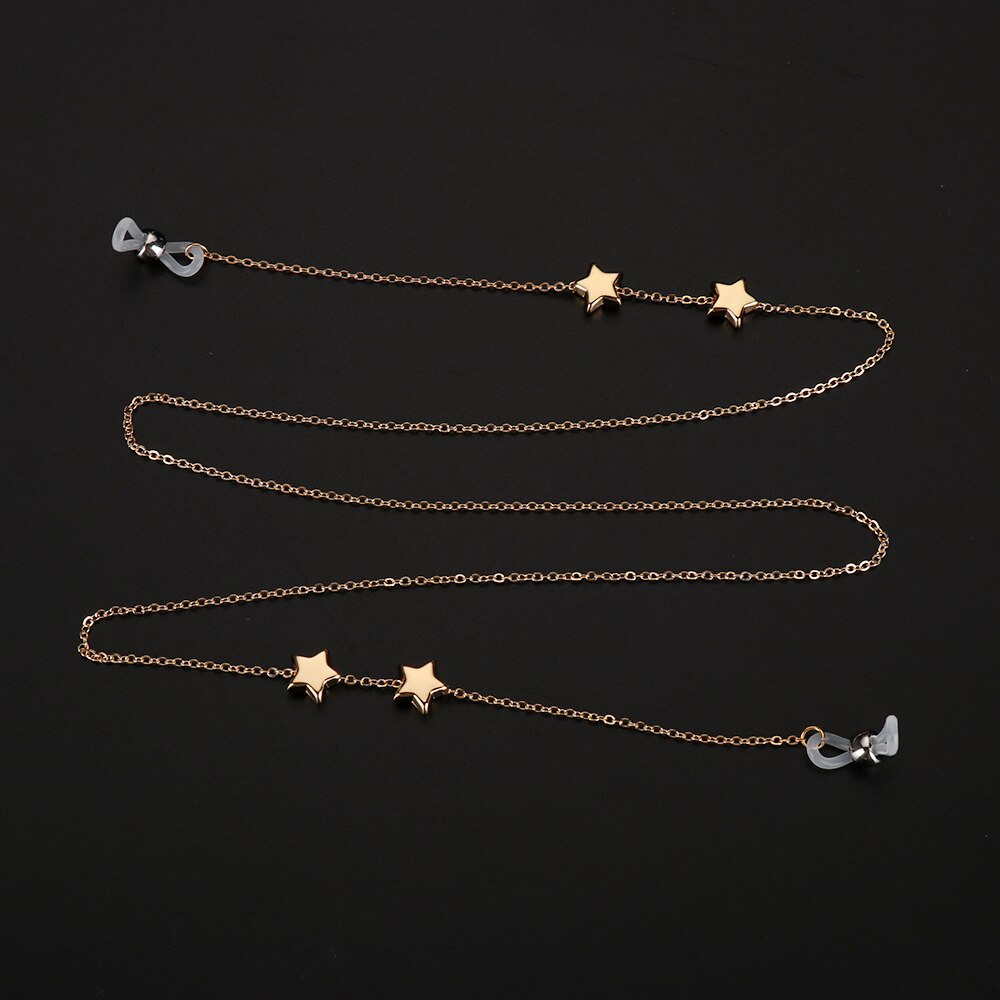 Unisex briller solbriller briller hip-hop vintage kædeholder snor lanyard halskæde brille kæde holder: Stil 6