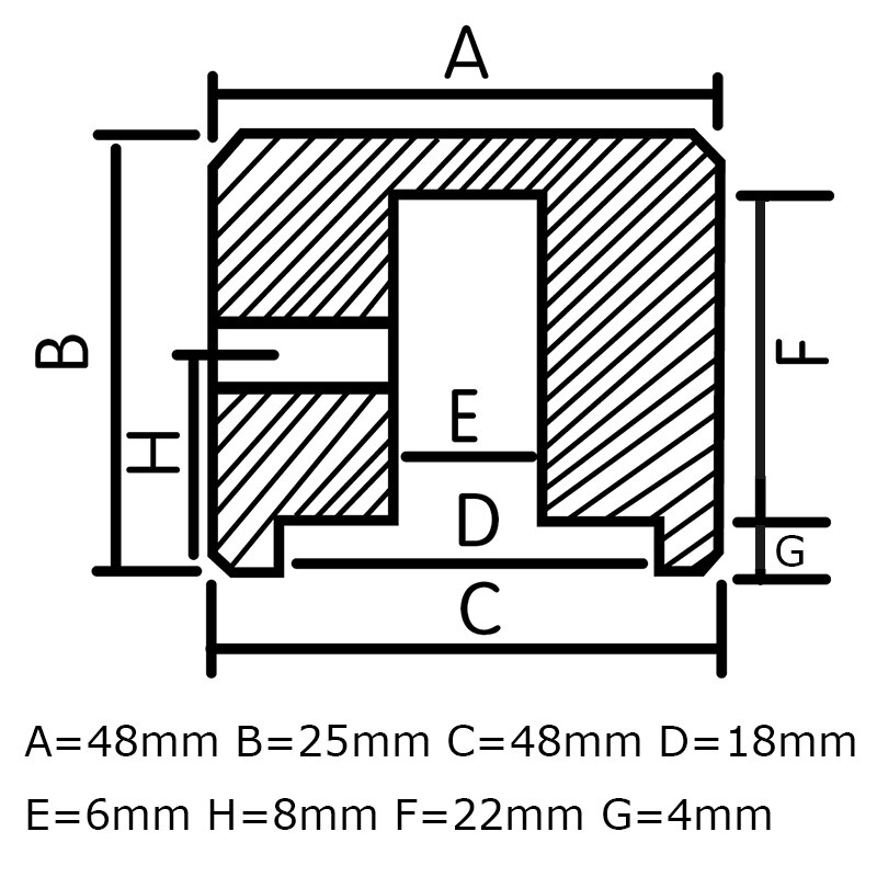Aluminiowa podstawka montażowa pokrętło regulacji głośności 1 szt. Średnica 48mm wysokość 25mm pokrętło wzmacniacza pokrętło potencjometru głośnika