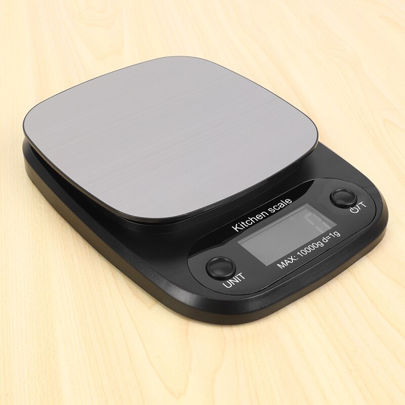 Keuken Weegschalen Voedsel Bakken Gewicht Digitale Lcd Elektronische Weegschaal 10Kg (Grijs)