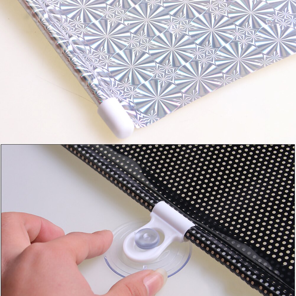 Uttrekkbar bil frontrute solskjerming pvc auto vinduer solskjerm anti-uv beskyttelse solskjerm