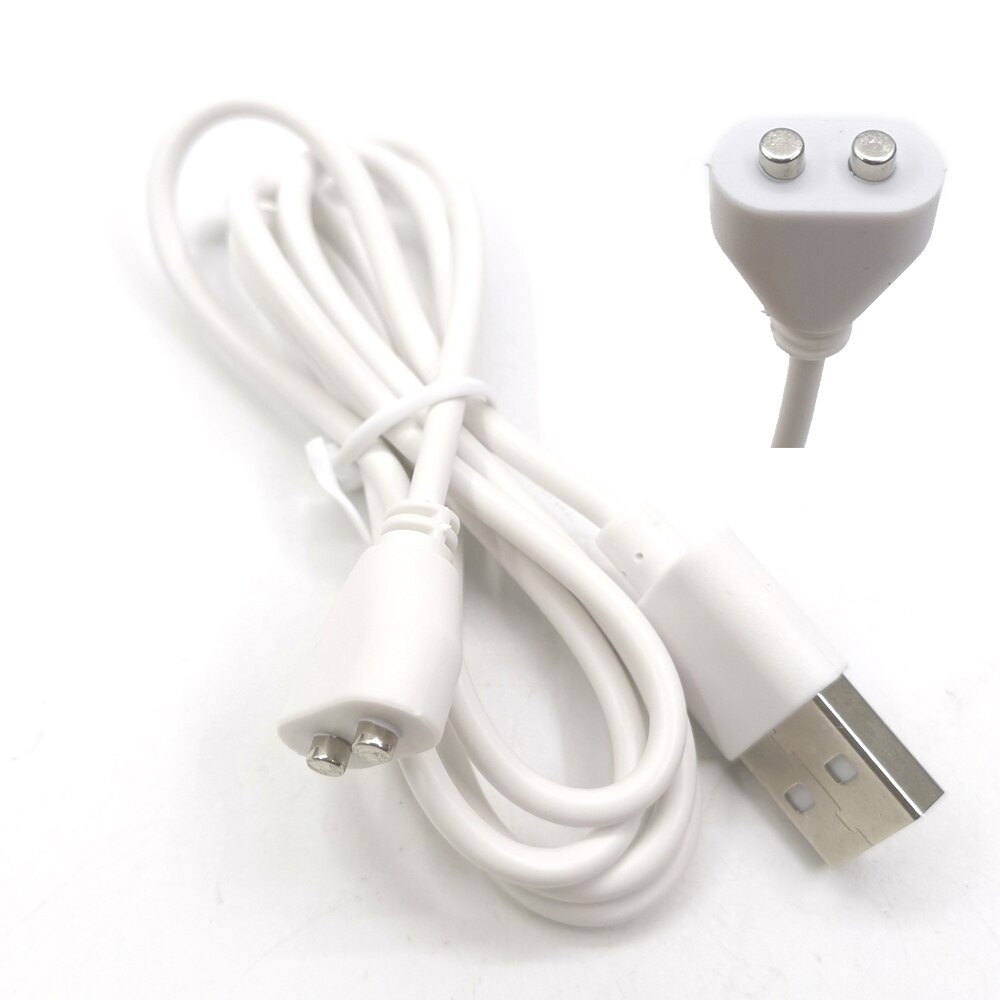 2Pc 2P Magnetische Oplaadkabel Center Afstand 5mm 6/7/8/9/10Mm magneet Suctio Usb Power Charger Voor Schoonheid Instrument Smart Apparaat
