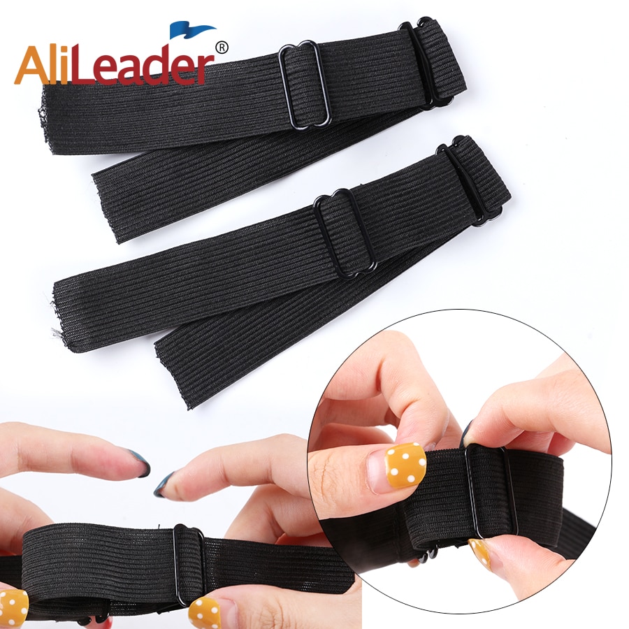 Alileader justerbart elastisk bånd høy elastisitet elastisk bånd til parykker lage parykk justerbar lengde nylon sy gummibånd