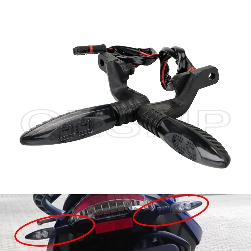 Voor/Achter Richtingaanwijzer Signaal LED Verlichting Voor BMW R1200GS F800GS S1000RR F800R K1300S G450X F800ST R negen T: Champagne