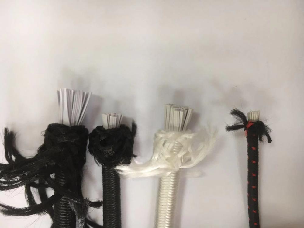 Corde élastique noire pour trampoline et chaises et élastique, 5 mètres par lot, 1.0 à 12mm,
