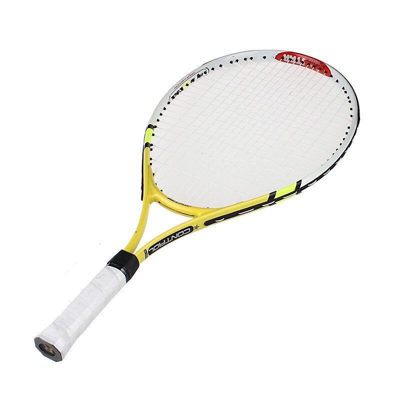 Children Beginners Teenager Training Tennis Racket Carbon Fiber Top Steel Racquet with Carry Bag