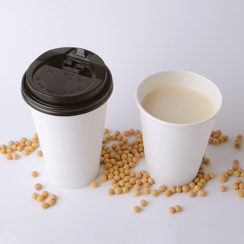 100pcs/pack 100ml Small Paper Cup White Coffee Cup Tea Milk Cup Disposable Party Supplies