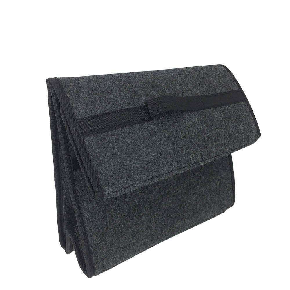 Portable Foldable Car Trunk Organizer Felt Cloth Storage Box Case Auto Interior Stowing Tidying Container Bags Backseat