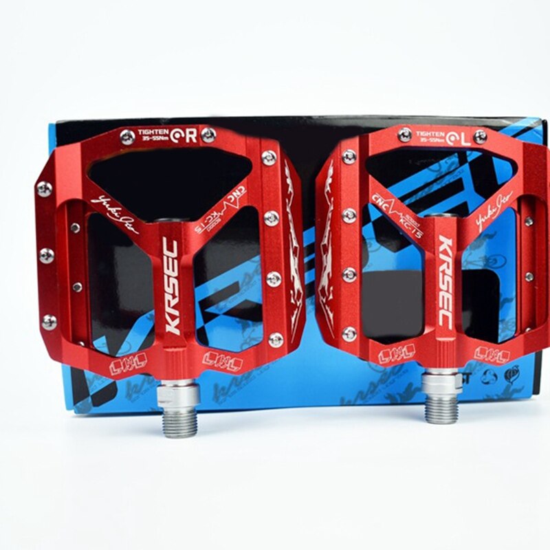 KRSEC 1 Pair Bike Pedals Ultralight Aluminum Alloy CNC Mtb DH XC Mountain Bicycle Pedals