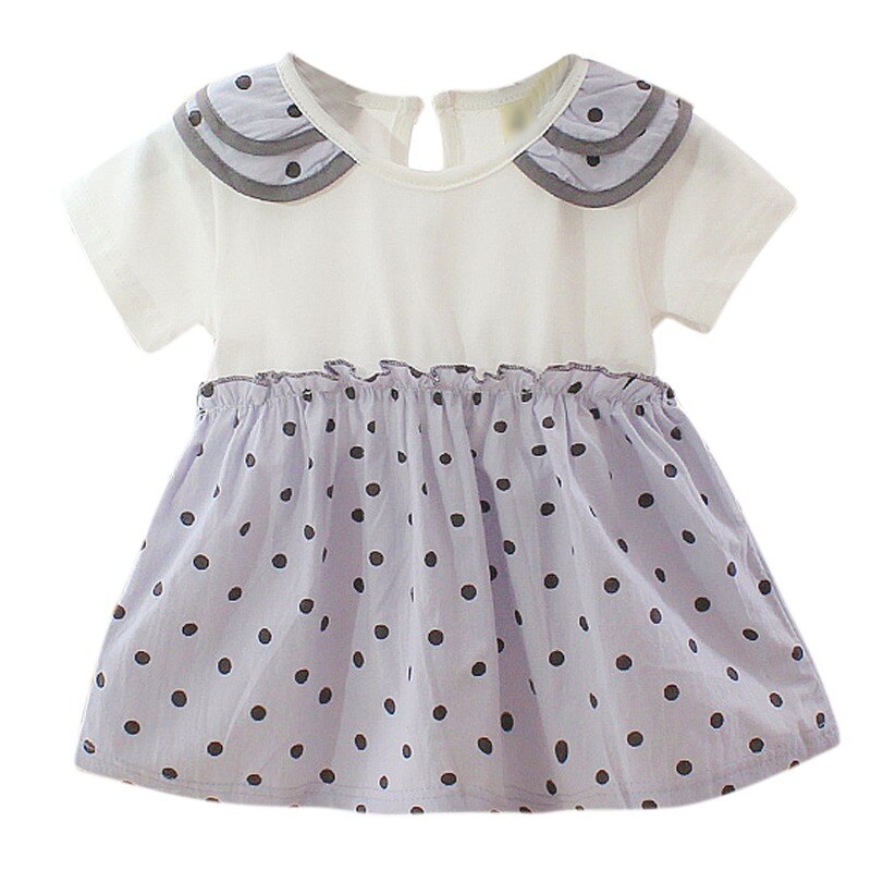 Baby Meisje Jurken Zomer Meisjes Katoen Aardbei Jurk Baby Meisje Mouwloze Effen Kleur Jurk 0-3 Jaar Baby Verjaardag jurk