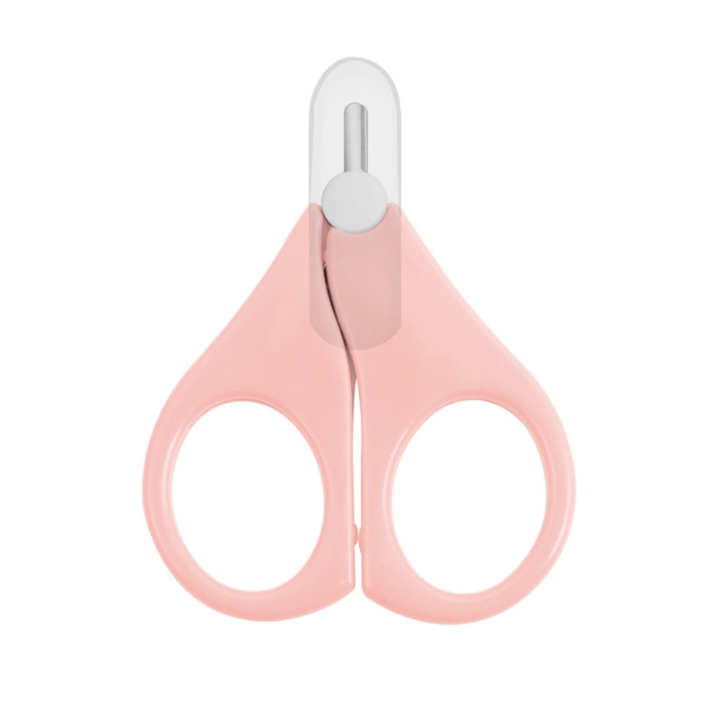 Baby Veiligheid Nagelknipper Vinger Trimmer Schaar Draagbare Mini Manicure Cutter Nail Schaar Baby Nail Care Tool: Roze