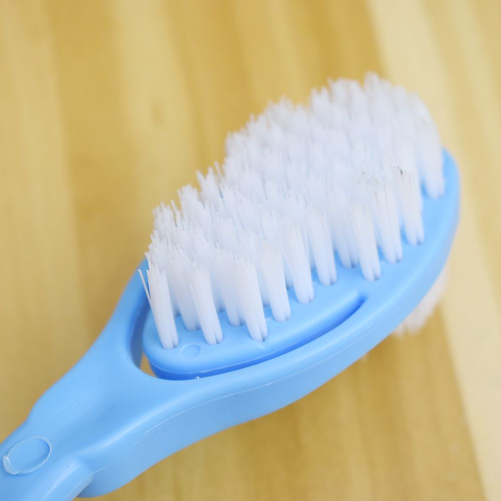 1 PC Praktische Dubbele Hoofd Lange Handvat Schoen Borstel Cleaning Borstels Wassen Poetsen Thuis Schoon Gereedschap