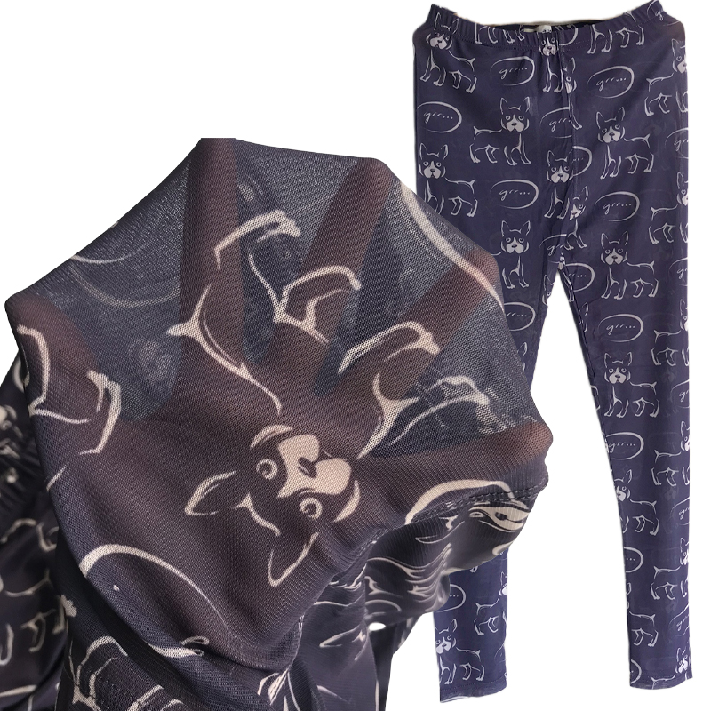 Spring Summer Women Y2K Cute Boston Terrier Graphic Stretch Tulle Leggings See-through Patterned Paisley Print Pants