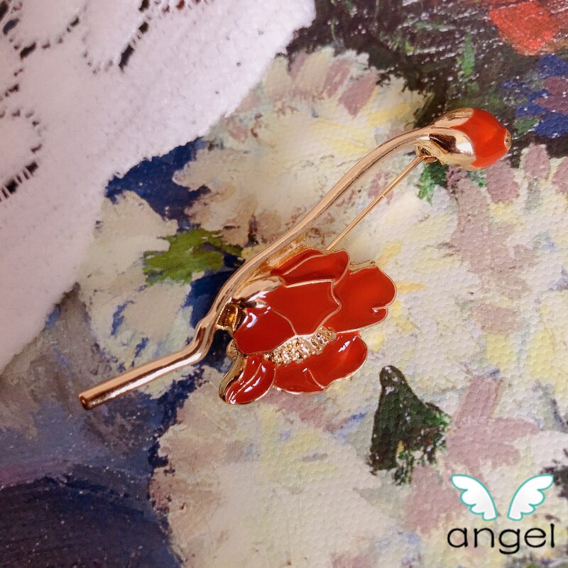 Huanzhi Vintage Elegante Jas Accessoires Metalen Shell Bloemen Dier Tulp Vlinder Broche Voor Vrouwen Partij Sieraden: L