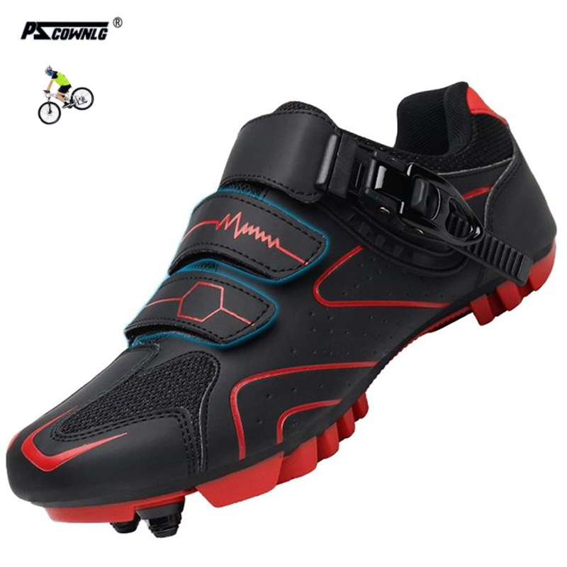 Mountain Bike Shoes Mens Cycling Shoes MTB Shoes Quick Ratchet Buckle Compatible with SPD System Pedal for Indoor and Outdoor Mo