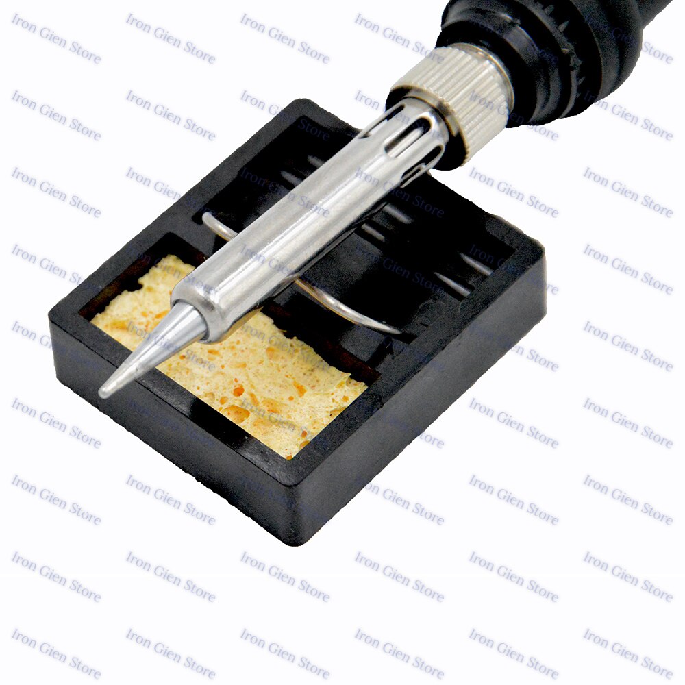 220/110V 60W EU/US/CN Plug Electric Soldering Iron Kits Adjustable Temperature Welding Repair Auxiliary Tools with 5 Tips Stand