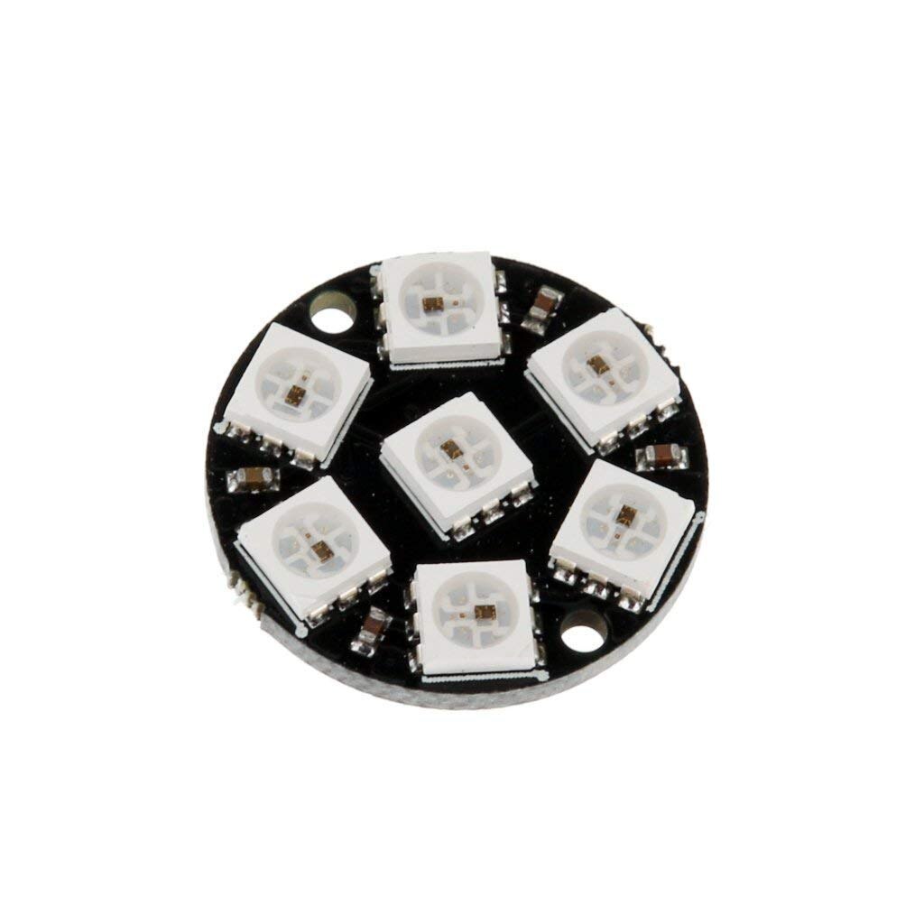 7 Bits WS2812 5050 RGB LED Ring Lampe Licht mit In... – Vicedeal