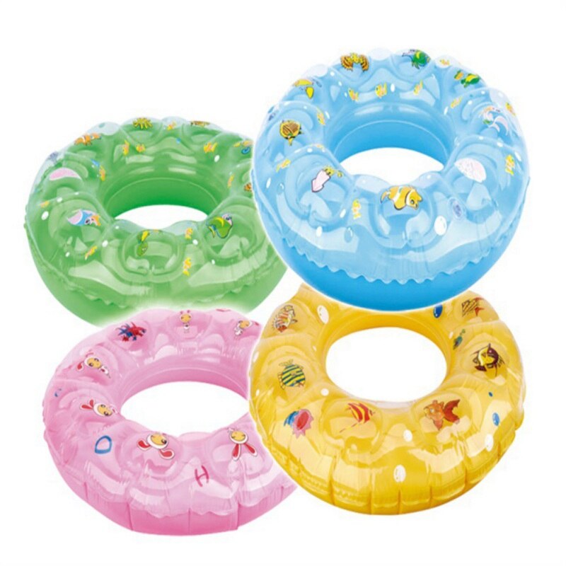Neue Verdickung kinder Doppel Kristall PVC Aufblasbare Schwimmen Kreis Cartoon Schwimmen für Kinder Bad Spielzeug