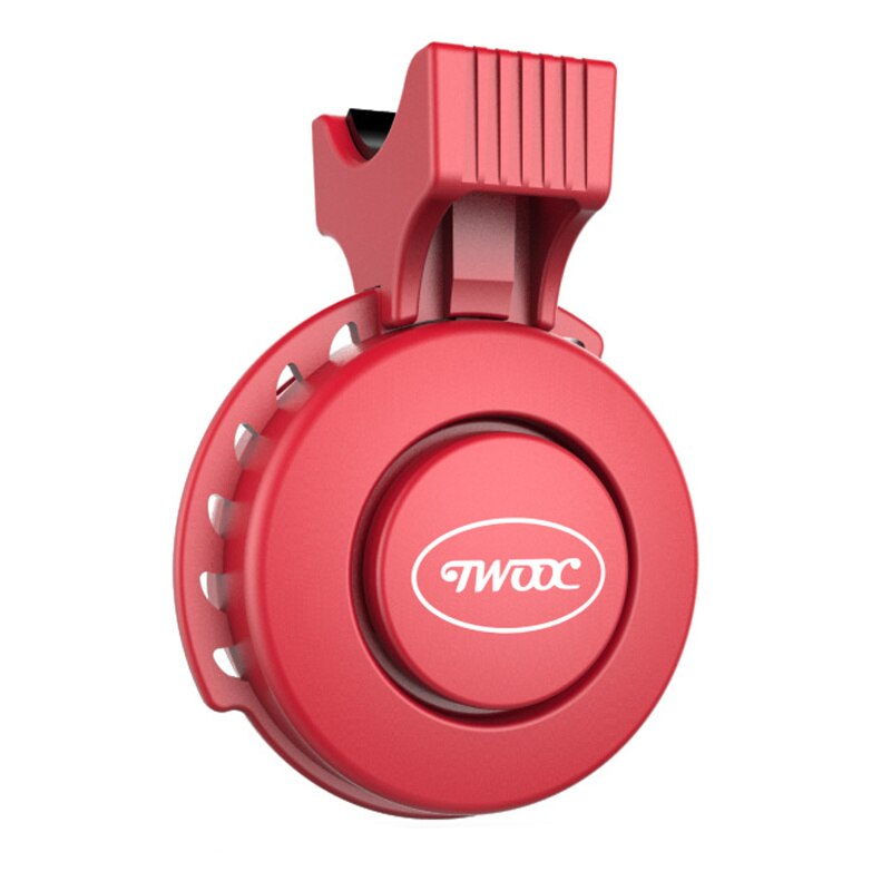 Elektrische fietsbel, usb oplaadbaar, waterdicht, elektronische fietshoorn, fietsstuur, scooters, fietsbel, mini-alarmbellen: Rood