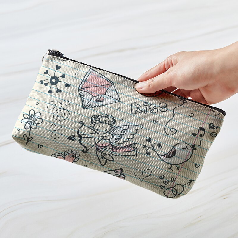 Tragbare frauen Lustige Karikatur 3D Schädel Kaninchen drucken Kosmetik Tasche Weibliche Nette machen-hoch Lagerung Beutel Organizer Schönheit Fällen: Stil3