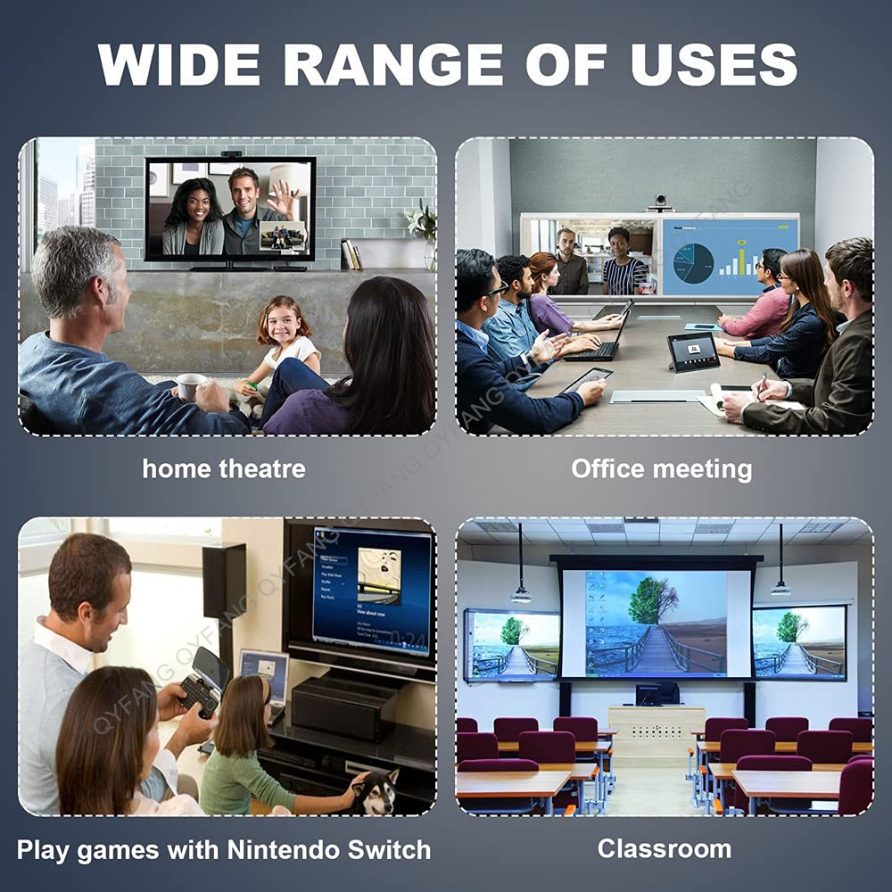 8K Display port Switch Bi-Directional Manual Switch 2 in 1 Out Displayport Switcher DP1.4 Switch DP Splitter Converter docking