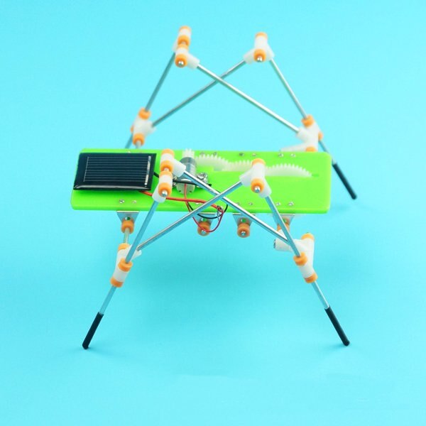 JIMITU Funny DIY Assembling Puzzle Toys Educational Toys Solar Quadruped Robot Funny Toys For Children Adult