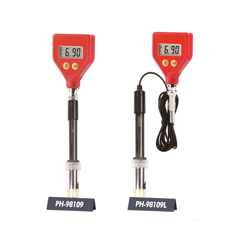 PH98109 Digital Skin PH Meter For Beauty Health Surface pH Electrode Tester for Soil Leather Paper Hair Emulsion Acidity Meter