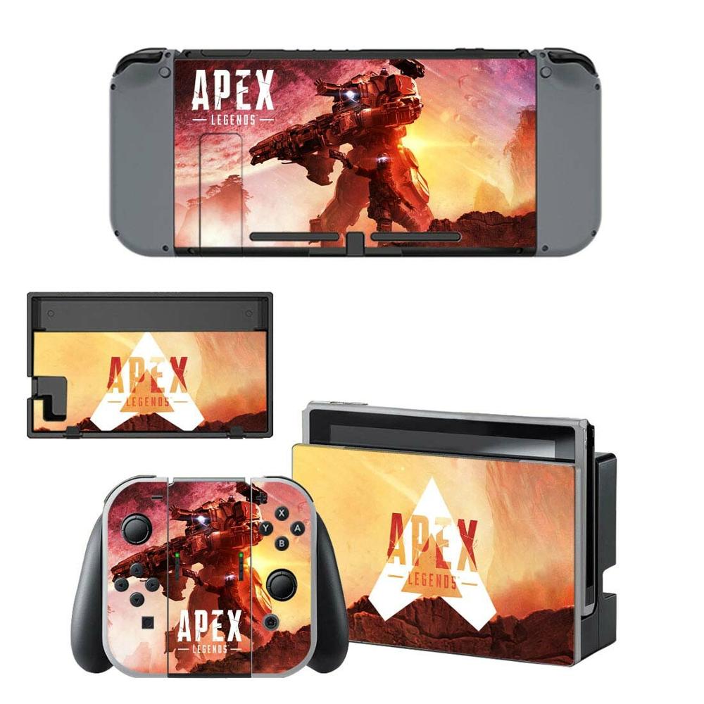 APEX Legends Nintendoswitch Haut Nintend Schalter Aufkleber Aufkleber für Nintendo Schalter Konsole Freude-con Controller Dock Haut Aufkleber: YSNS1801