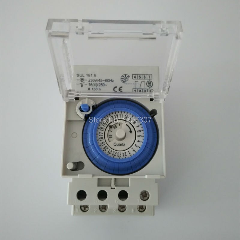SUL181h Analog Timer 16A Mechanical 24 Hour Time Switch